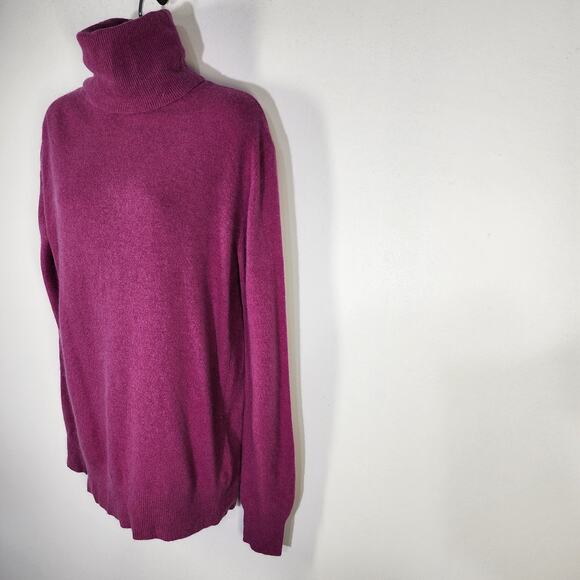 Herman Geist Womens Sweater Size Medium Turtleneck Lambswool Angora Blend Career - Picture 5 of 7